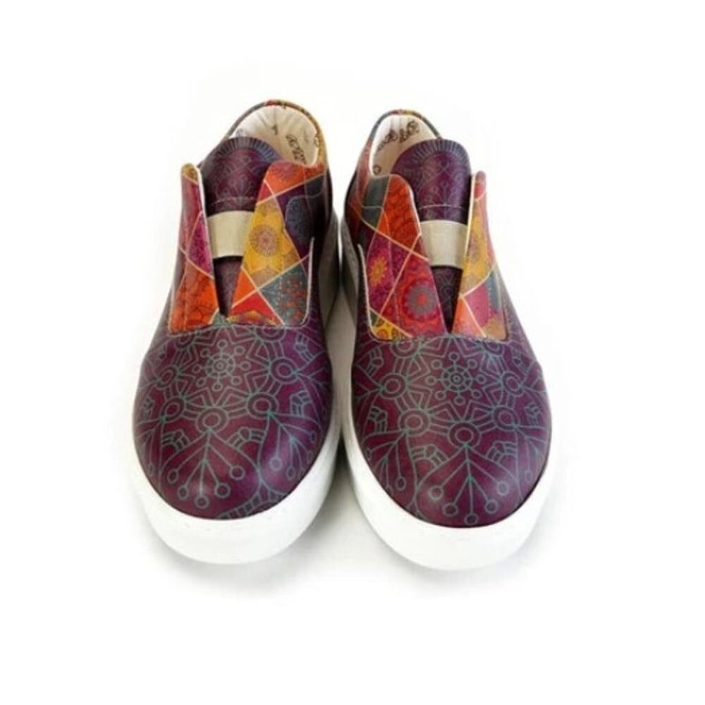 Goby Geometric Print Slip-On Sneakers NWT Size 7 - Picture 2 of 8